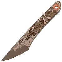 Цельнометаллический нож N.C.Custom Koi Dragon