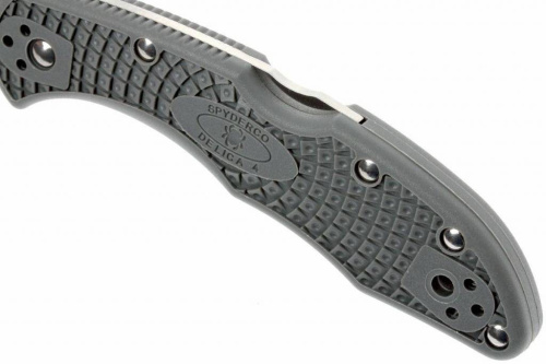 Складной нож Spyderco Delica 4 Flat Ground - 11FPGY фото 2