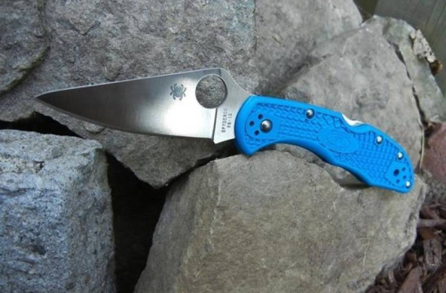 Складной нож Spyderco Delica 4 Flat Ground - 11FPBL фото 7 Складной нож Spyderco Delica 4 Flat Ground - 11FPBL фото 7