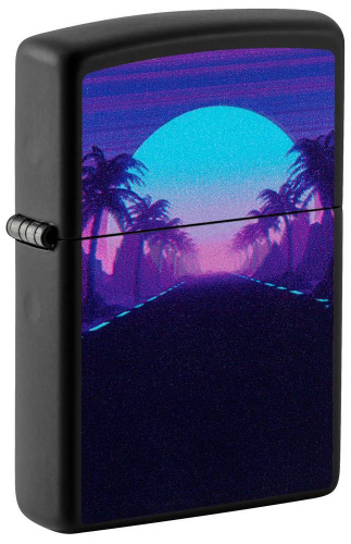 499 ZIPPO ZIPPO Sunset Blackпокрытием Black Light 499 ZIPPO ZIPPO Sunset Blackпокрытием Black Light