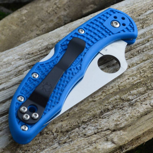Складной нож Spyderco Delica 4 Flat Ground - 11FPBL фото 19 Складной нож Spyderco Delica 4 Flat Ground - 11FPBL фото 19