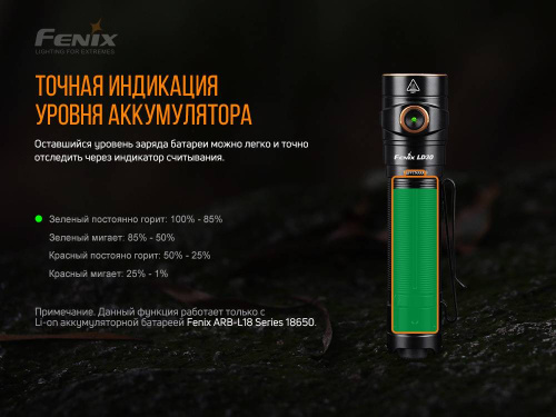 798 Fenix ФонарьLD30 с аккумулятором (ARB-L18-3500U) фото 4 798 Fenix ФонарьLD30 с аккумулятором (ARB-L18-3500U) фото 4